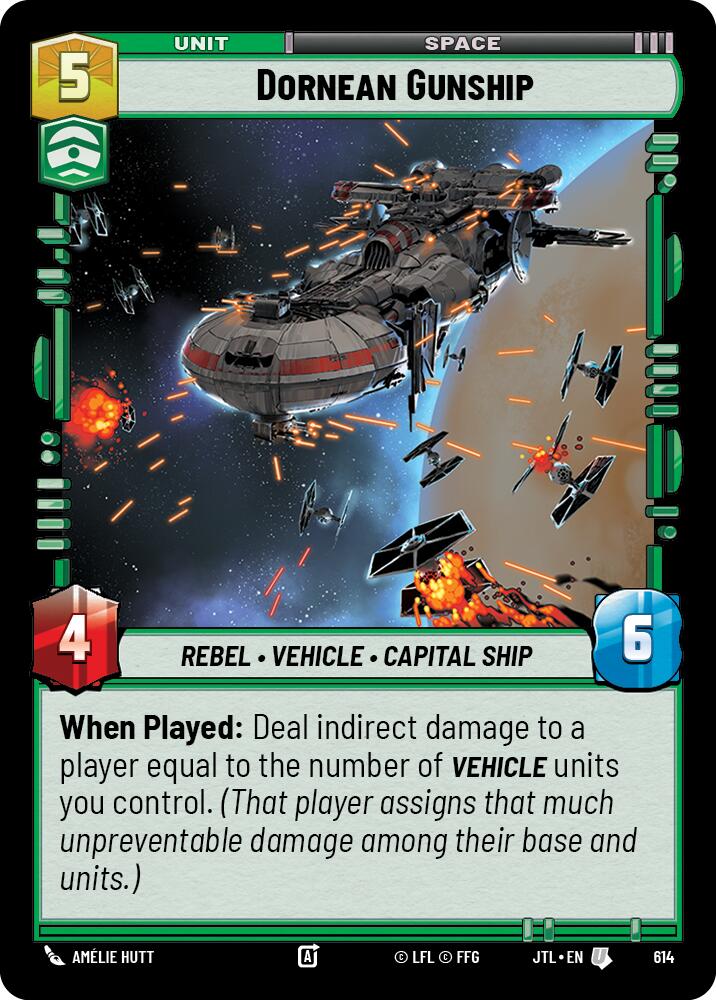 Dornean Gunship (614) (614) [Jump to Lightspeed] | Deep Dive Games St. Marys