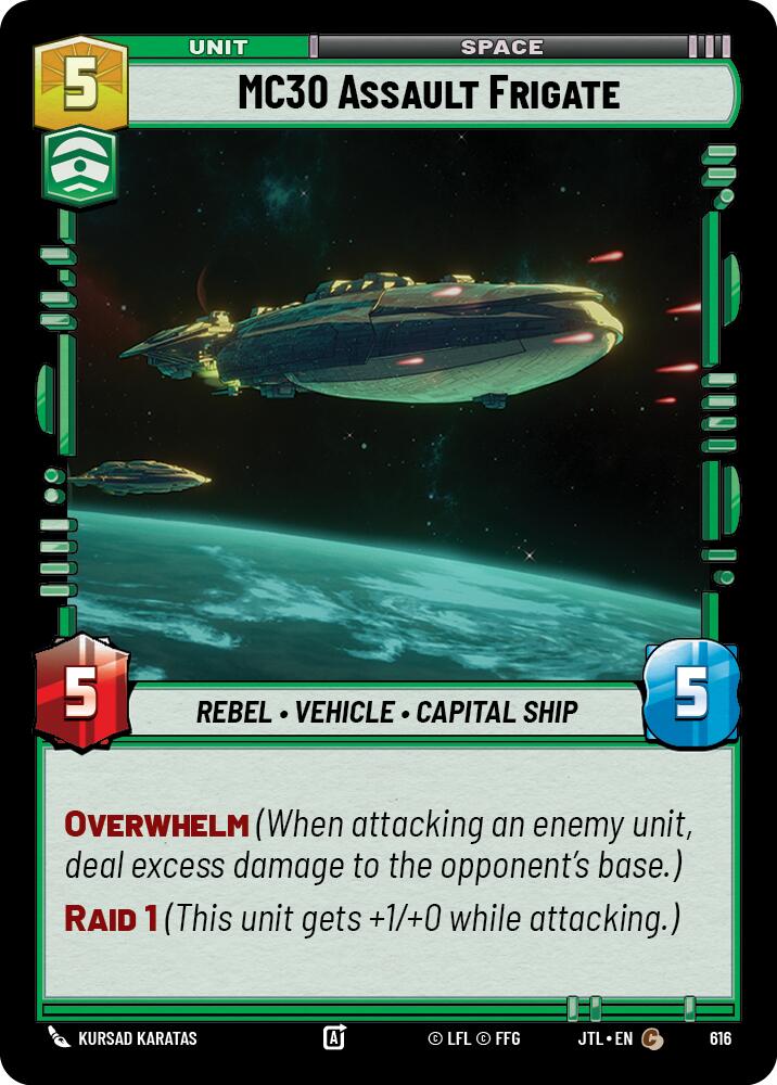 MC30 Assault Frigate (616) (616) [Jump to Lightspeed] | Deep Dive Games St. Marys
