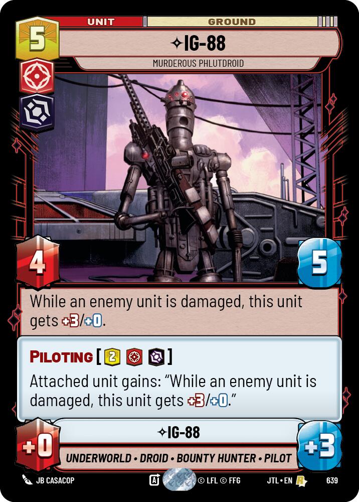 IG-88 - Murderous Phlutdroid (639) (639) [Jump to Lightspeed] | Deep Dive Games St. Marys