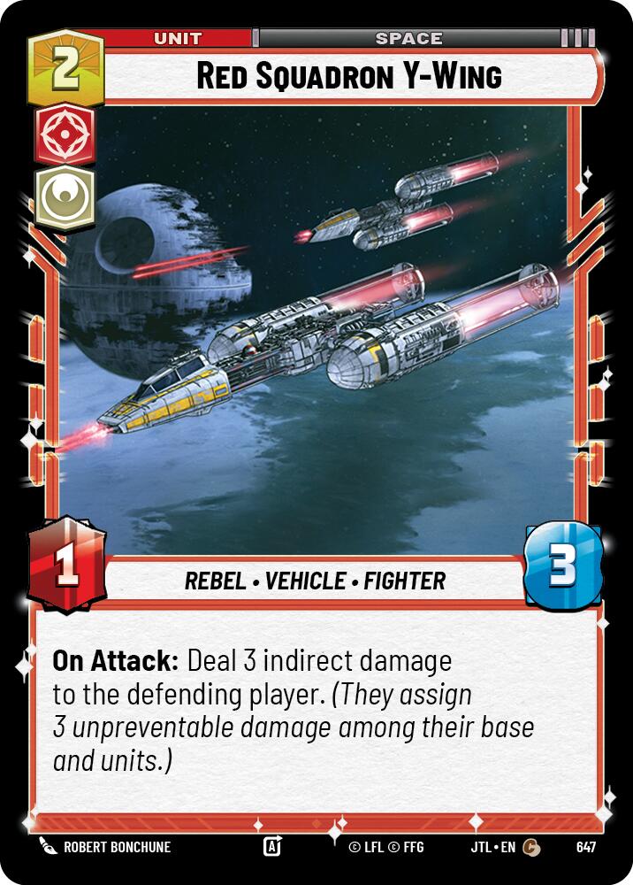 Red Squadron Y-Wing (647) (647) [Jump to Lightspeed] | Deep Dive Games St. Marys