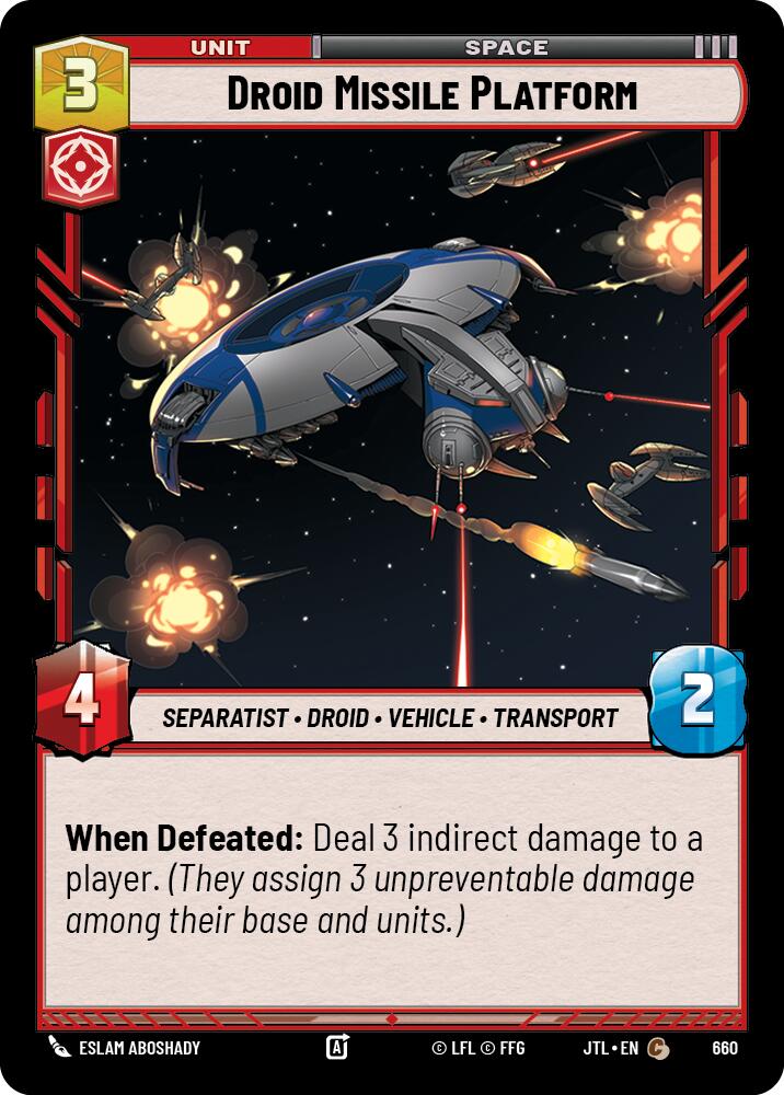 Droid Missile Platform (660) (660) [Jump to Lightspeed] | Deep Dive Games St. Marys