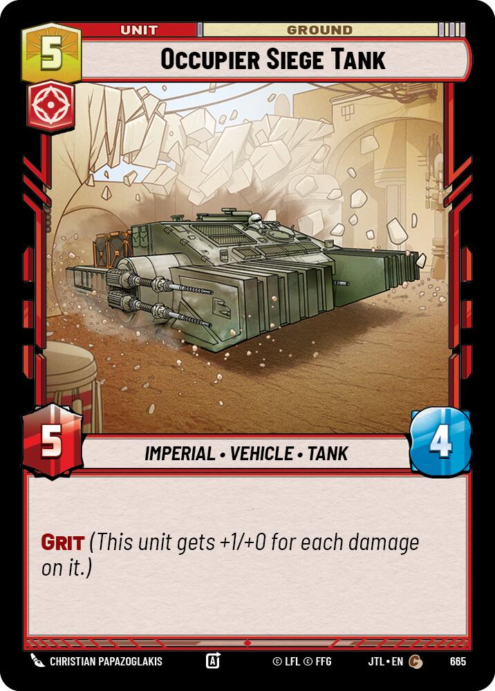 Occupier Siege Tank (665) (665) [Jump to Lightspeed] | Deep Dive Games St. Marys