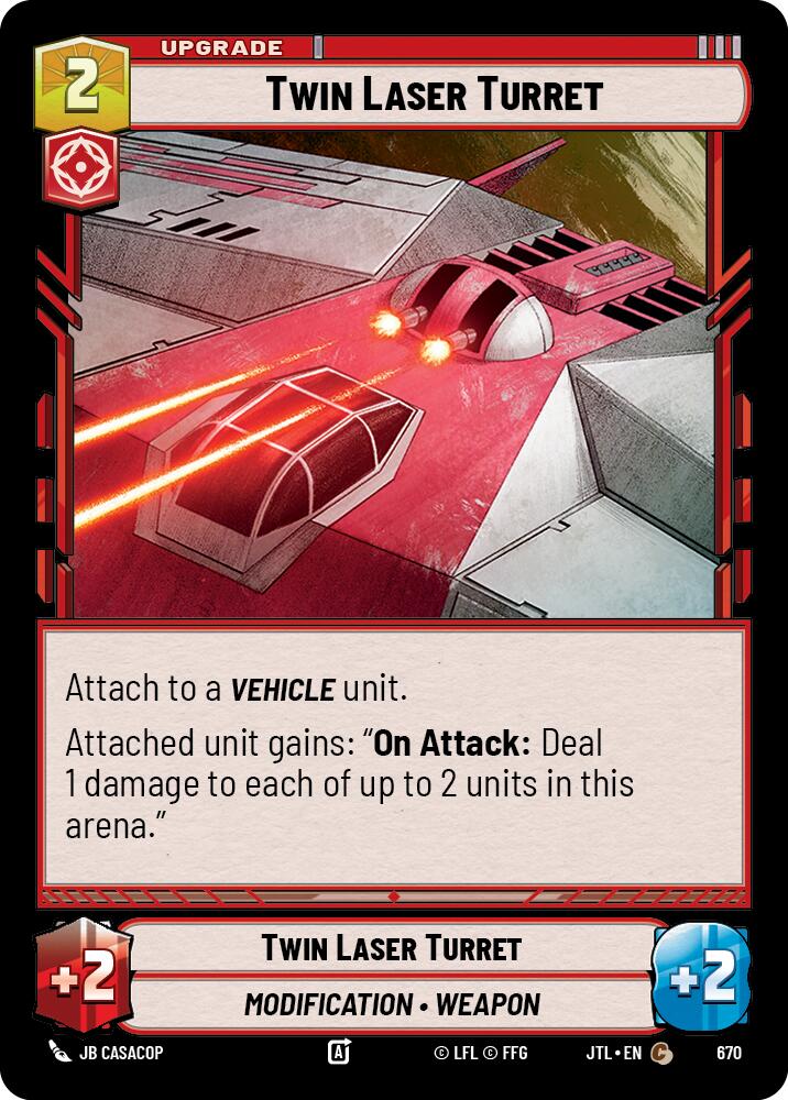 Twin Laser Turret (670) (670) [Jump to Lightspeed] | Deep Dive Games St. Marys