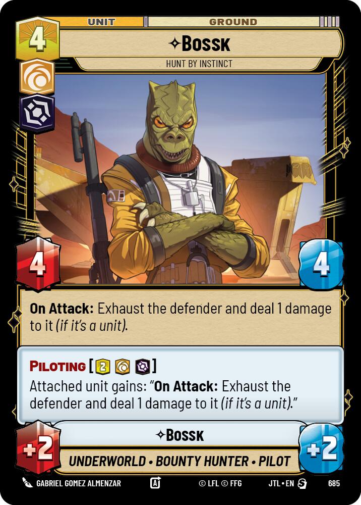 Bossk - Hunt By Instinct (685) (685) [Jump to Lightspeed] | Deep Dive Games St. Marys