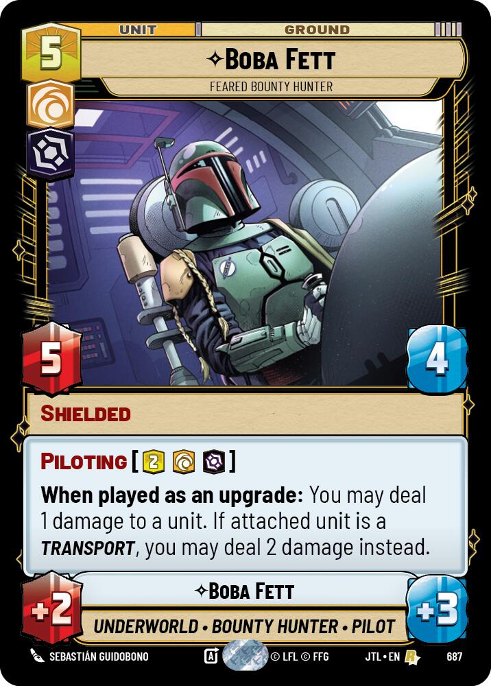 Boba Fett - Feared Bounty Hunter (687) (687) [Jump to Lightspeed] | Deep Dive Games St. Marys