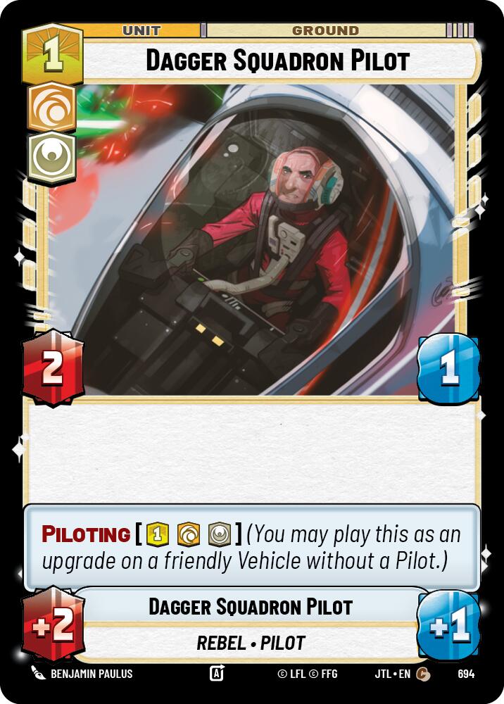 Dagger Squadron Pilot (694) (694) [Jump to Lightspeed] | Deep Dive Games St. Marys