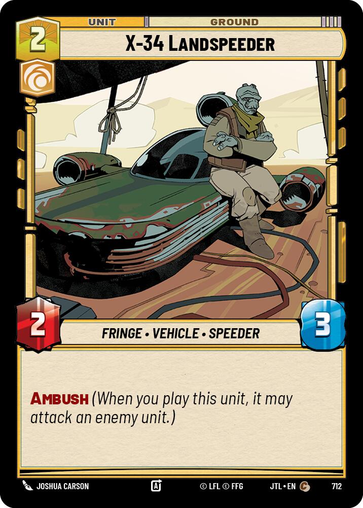 X-34 Landspeeder (712) (712) [Jump to Lightspeed] | Deep Dive Games St. Marys