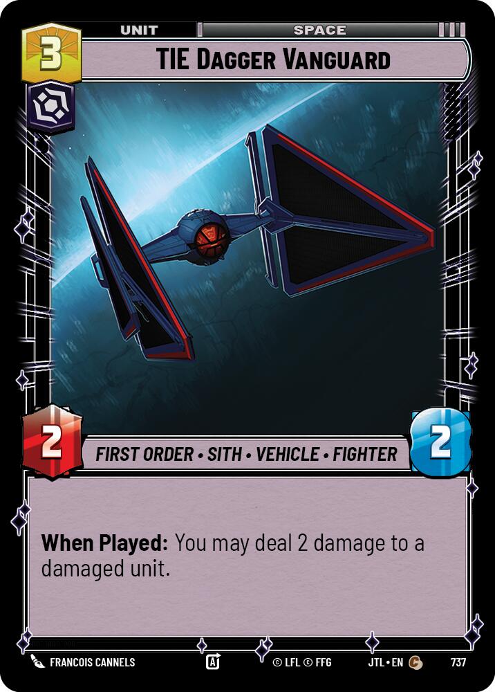 TIE Dagger Vanguard (737) (737) [Jump to Lightspeed] | Deep Dive Games St. Marys