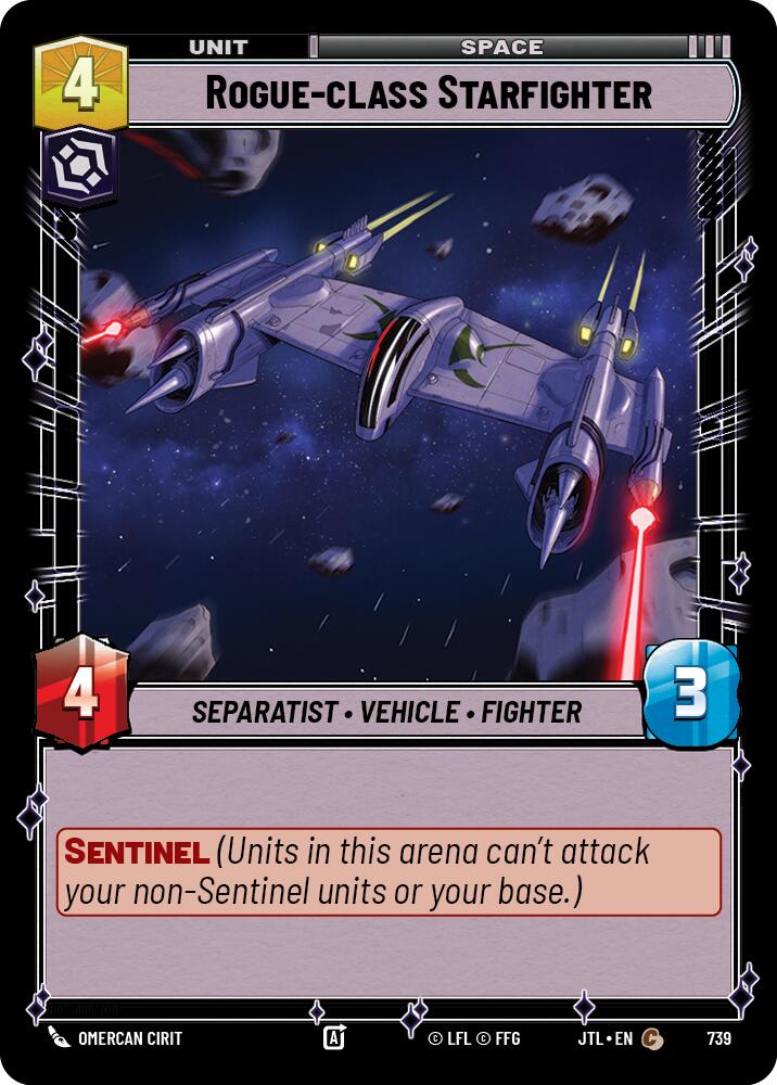 Rogue-class Starfighter (739) (739) [Jump to Lightspeed] | Deep Dive Games St. Marys