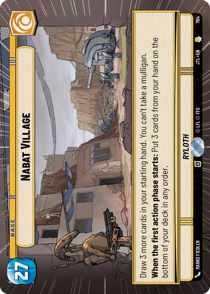 Nabat Village (764) (Hyperspace Foil) (764) [Jump to Lightspeed] | Deep Dive Games St. Marys