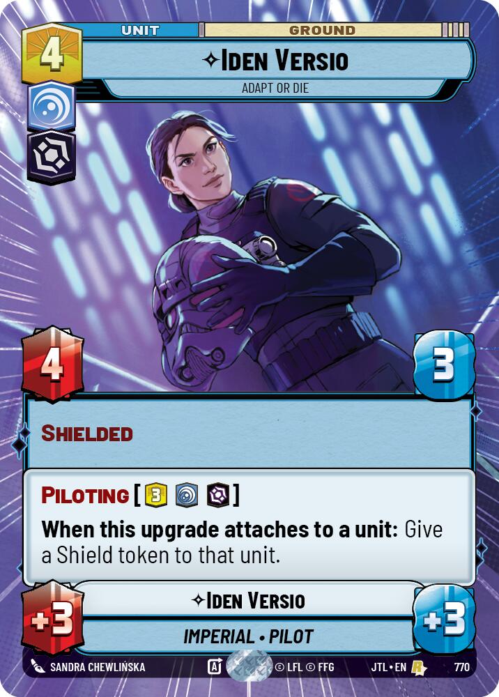 Iden Versio - Adapt or Die (770) (Hyperspace Foil) (770) [Jump to Lightspeed] | Deep Dive Games St. Marys