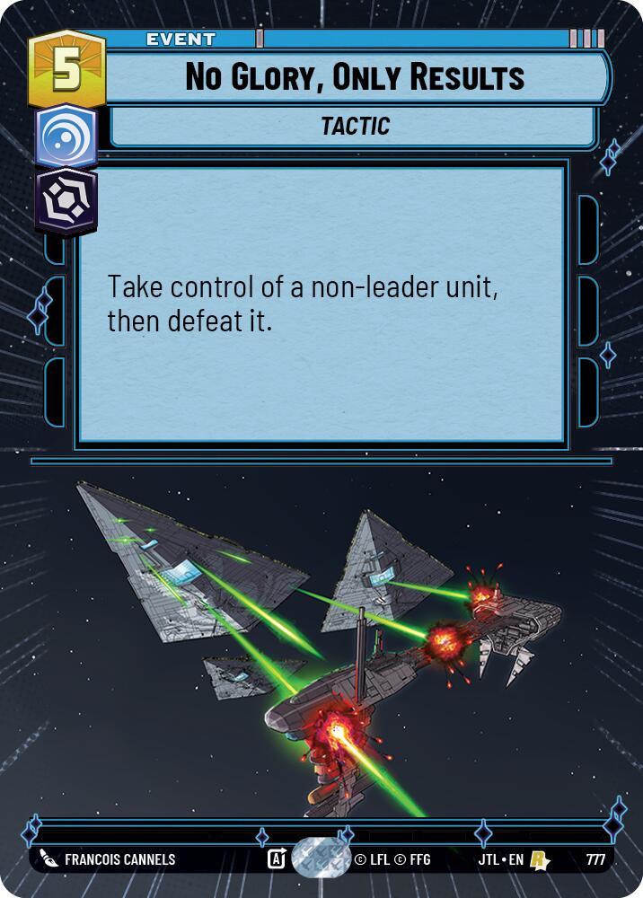 No Glory, Only Results (777) (Hyperspace Foil) (777) [Jump to Lightspeed] | Deep Dive Games St. Marys