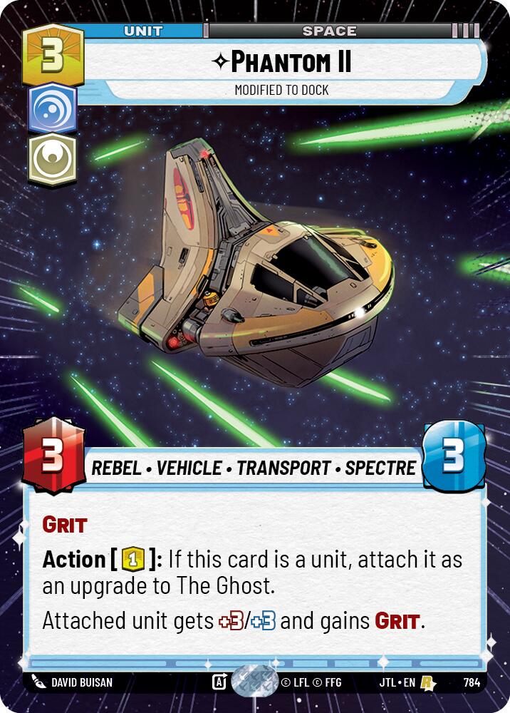 Phantom II - Modified to Dock (784) (Hyperspace Foil) (784) [Jump to Lightspeed] | Deep Dive Games St. Marys