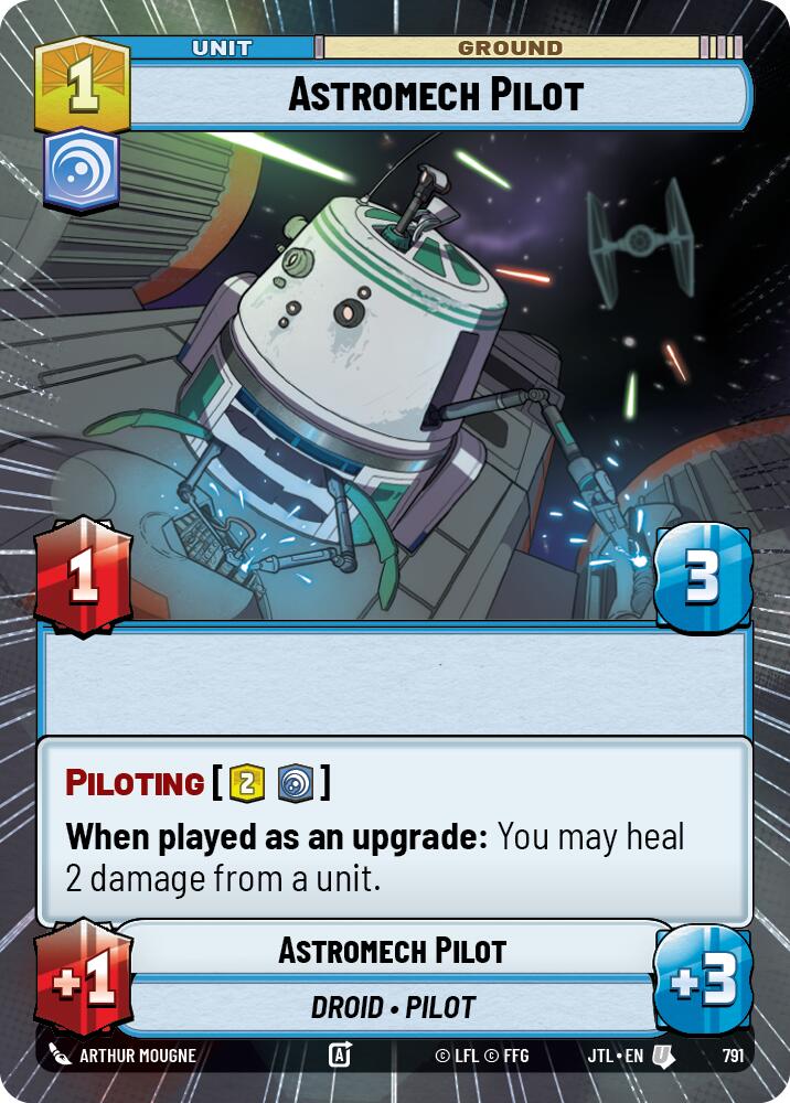 Astromech Pilot (791) (Hyperspace Foil) (791) [Jump to Lightspeed] | Deep Dive Games St. Marys