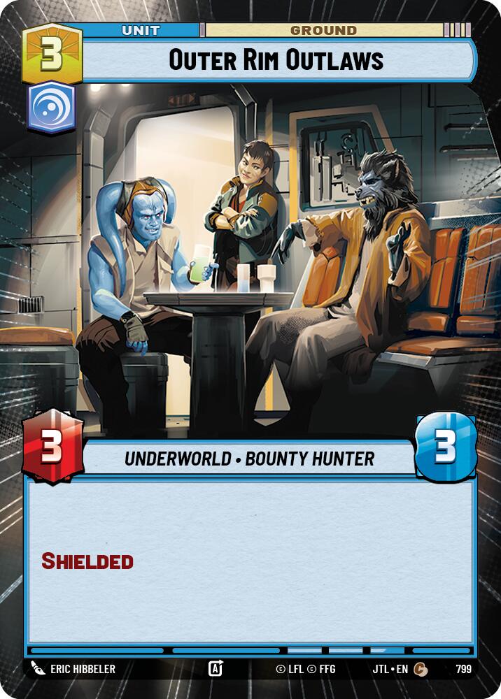 Outer Rim Outlaws (799) (Hyperspace Foil) (799) [Jump to Lightspeed] | Deep Dive Games St. Marys
