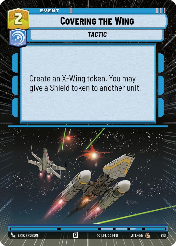 Covering the Wing (810) (Hyperspace Foil) (810) [Jump to Lightspeed] | Deep Dive Games St. Marys