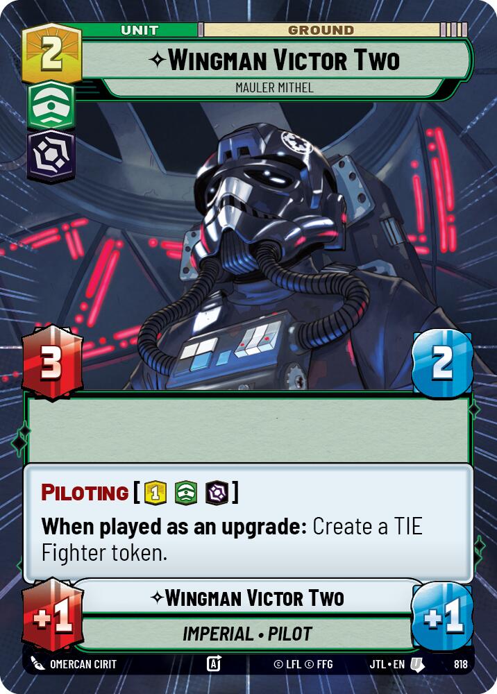 Wingman Victor Two - Mauler Mithel (818) (Hyperspace Foil) (818) [Jump to Lightspeed] | Deep Dive Games St. Marys