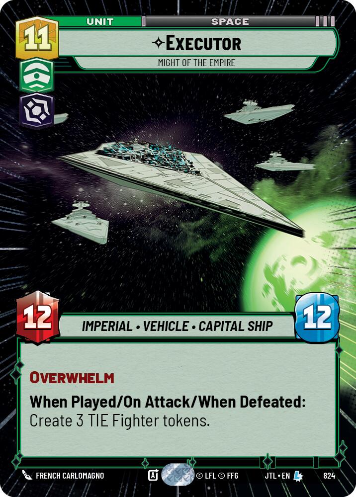 Executor - Might of the Empire (824) (Hyperspace Foil) (824) [Jump to Lightspeed] | Deep Dive Games St. Marys