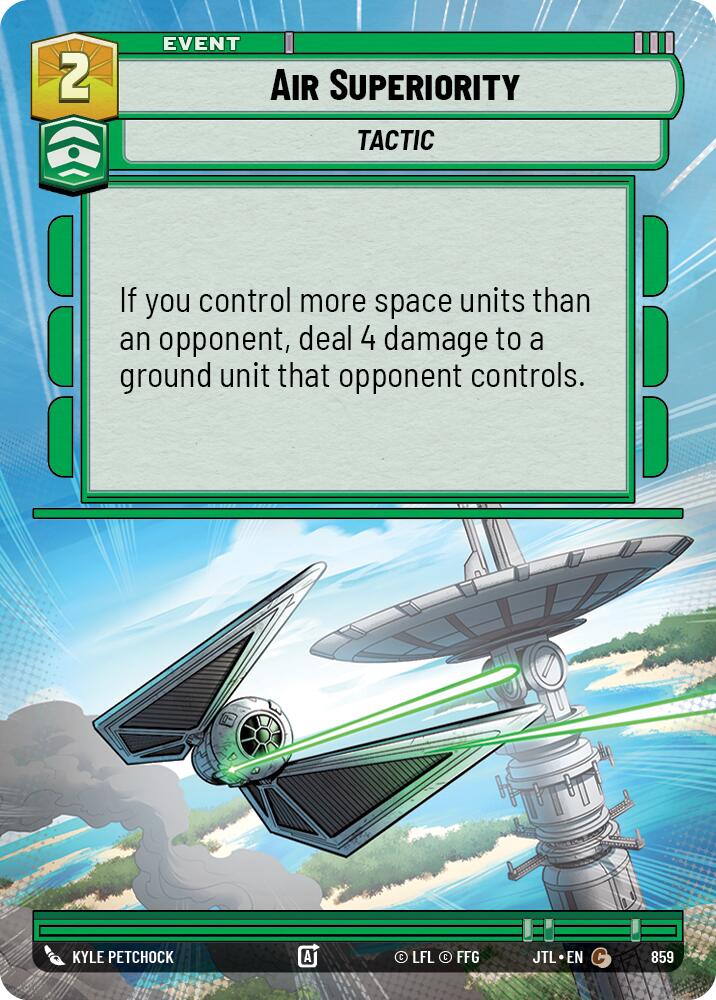 Air Superiority (859) (Hyperspace Foil) (859) [Jump to Lightspeed] | Deep Dive Games St. Marys