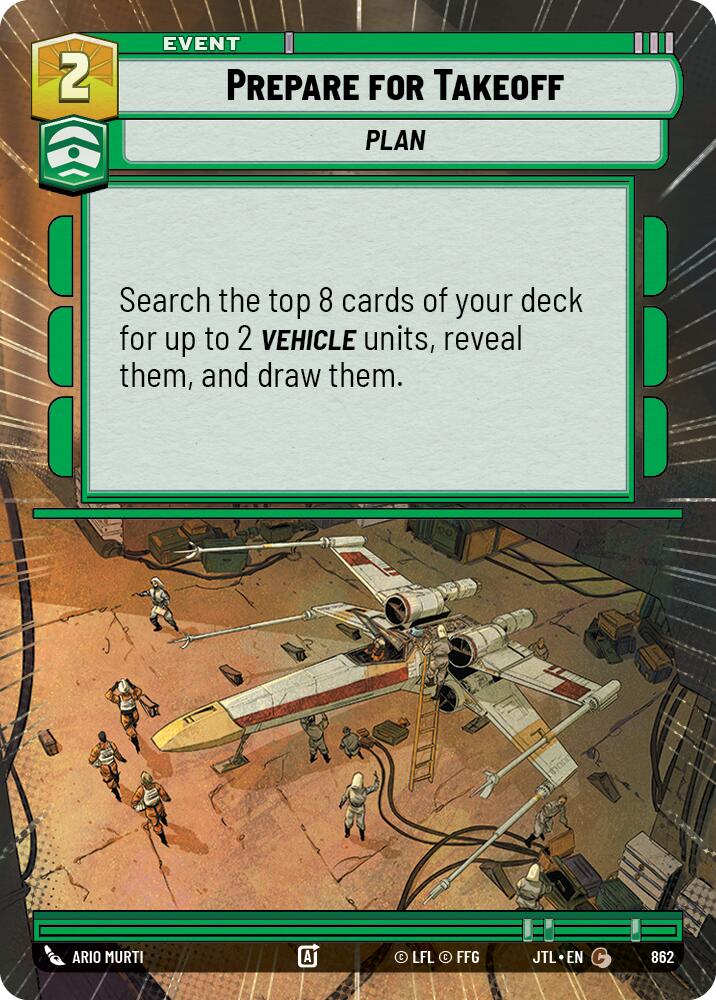 Prepare for Takeoff (862) (Hyperspace Foil) (862) [Jump to Lightspeed] | Deep Dive Games St. Marys