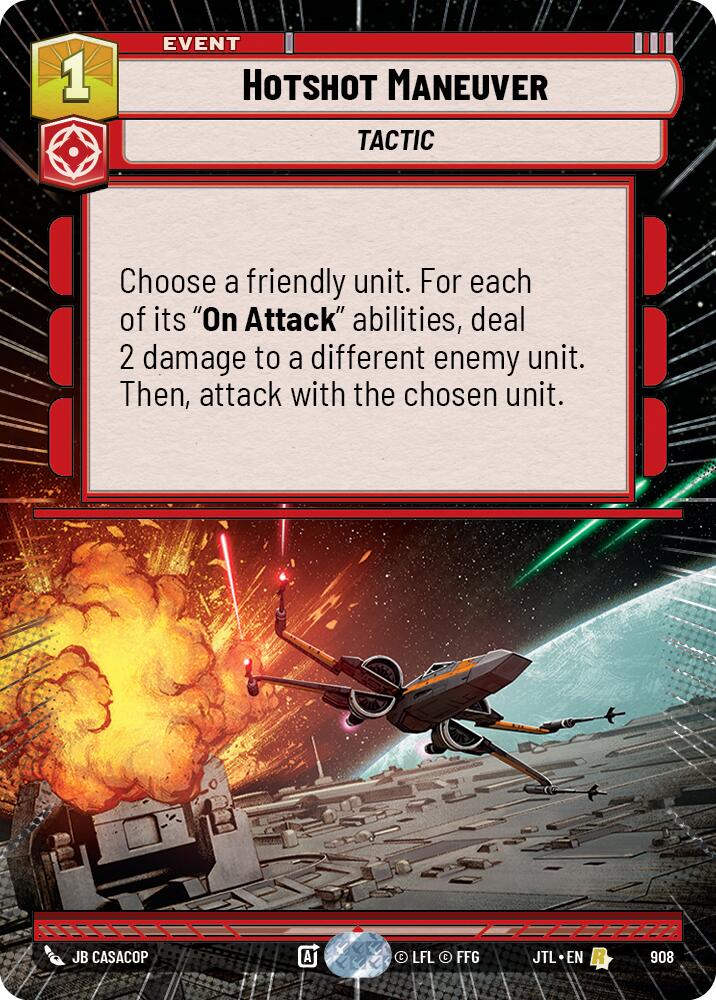 Hotshot Maneuver (908) (Hyperspace Foil) (908) [Jump to Lightspeed] | Deep Dive Games St. Marys