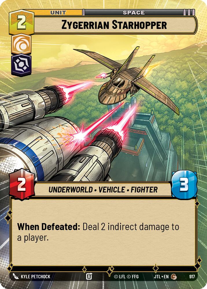 Zygerrian Starhopper (917) (Hyperspace Foil) (917) [Jump to Lightspeed] | Deep Dive Games St. Marys