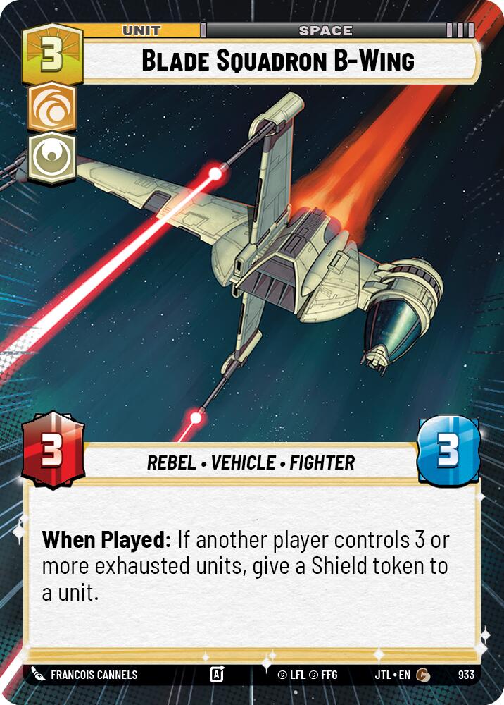 Blade Squadron B-Wing (933) (Hyperspace Foil) (933) [Jump to Lightspeed] | Deep Dive Games St. Marys