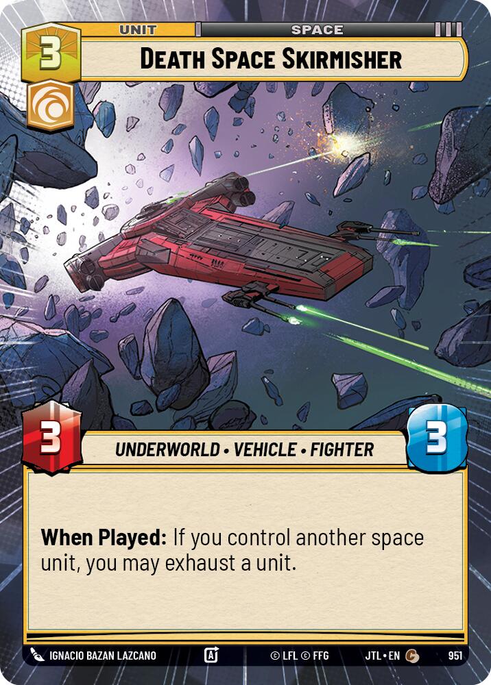 Death Space Skirmisher (951) (Hyperspace Foil) (951) [Jump to Lightspeed] | Deep Dive Games St. Marys