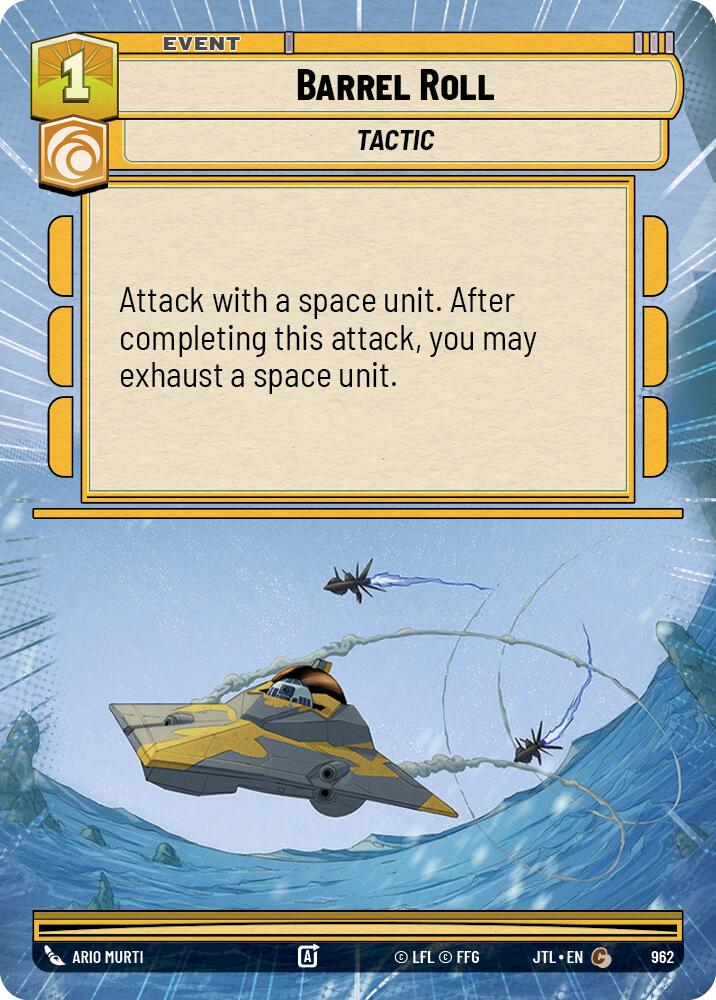 Barrel Roll (962) (Hyperspace Foil) (962) [Jump to Lightspeed] | Deep Dive Games St. Marys