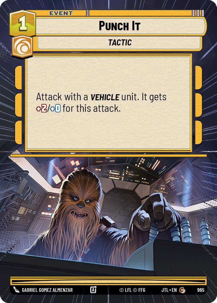 Punch It (965) (Hyperspace Foil) (965) [Jump to Lightspeed] | Deep Dive Games St. Marys