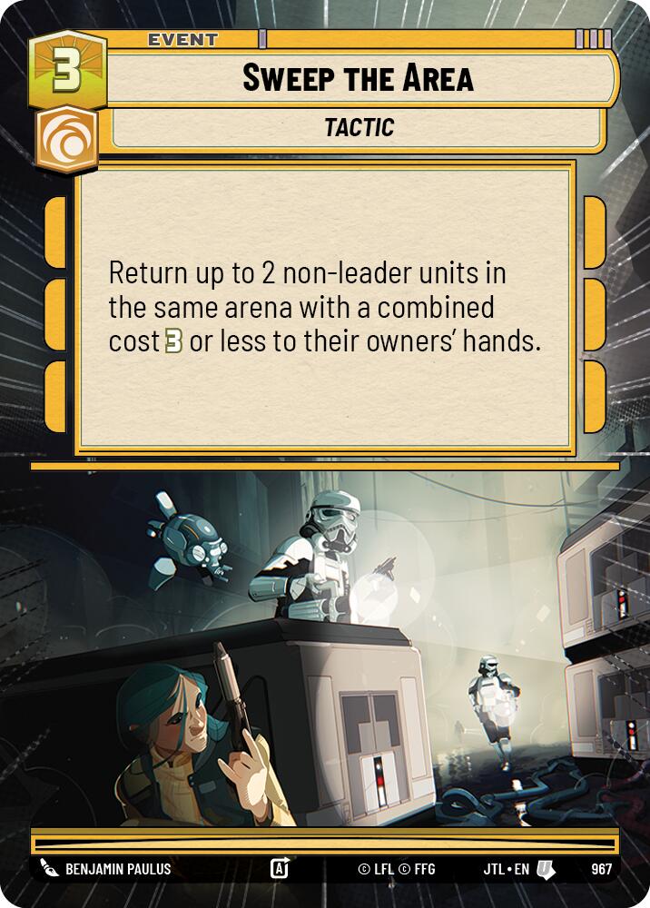 Sweep the Area (967) (Hyperspace Foil) (967) [Jump to Lightspeed] | Deep Dive Games St. Marys