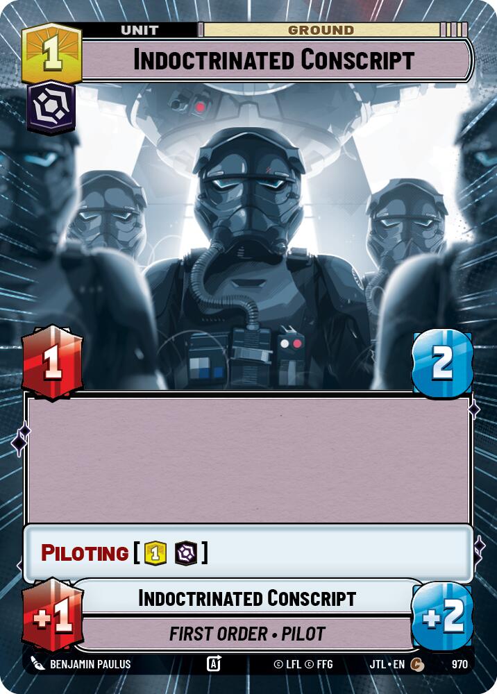 Indoctrinated Conscript (970) (Hyperspace Foil) (970) [Jump to Lightspeed] | Deep Dive Games St. Marys