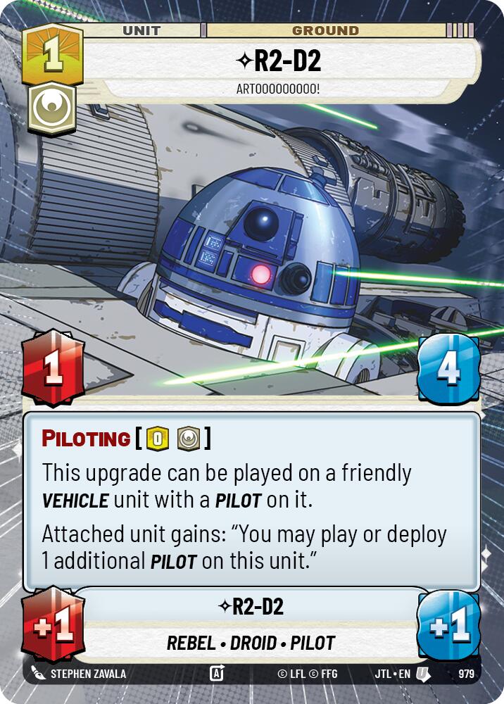 R2-D2 - Artooooooooo! (979) (Hyperspace Foil) (979) [Jump to Lightspeed] | Deep Dive Games St. Marys