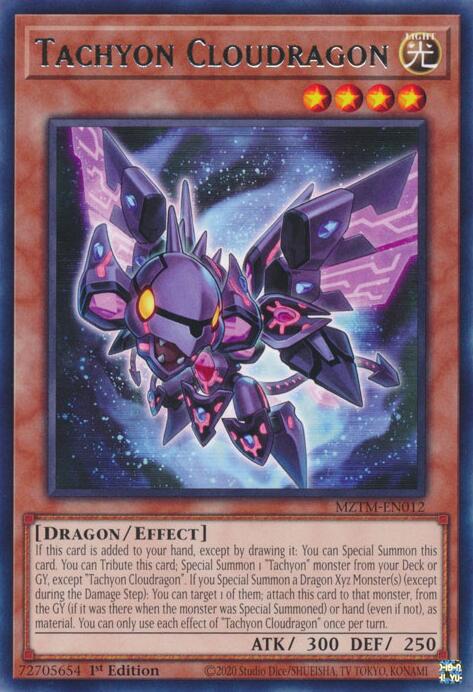 Tachyon Cloudragon [MZTM-EN012] Rare | Deep Dive Games St. Marys