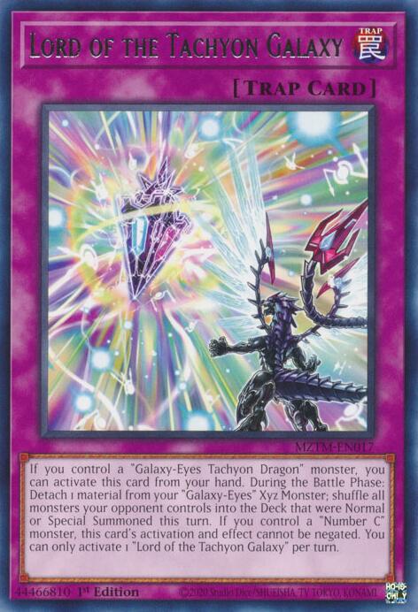Lord of the Tachyon Galaxy [MZTM-EN017] Rare | Deep Dive Games St. Marys