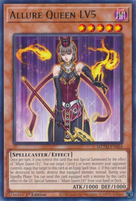 Allure Queen LV5 [MZTM-EN064] Rare | Deep Dive Games St. Marys