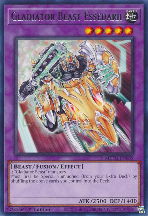 Gladiator Beast Essedarii [MZTM-EN085] Rare | Deep Dive Games St. Marys