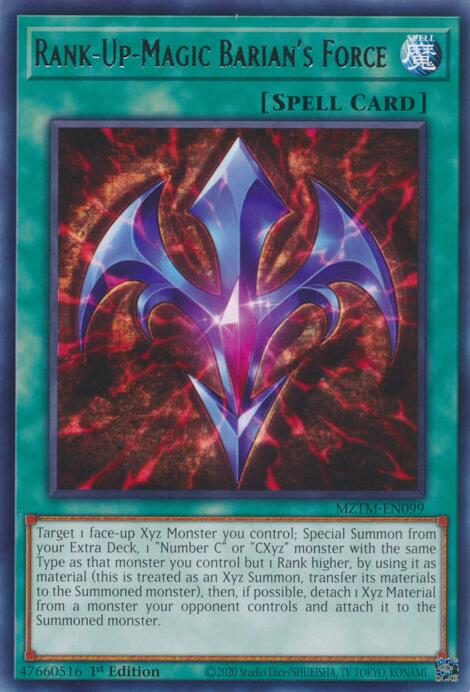 Rank-Up-Magic Barian's Force [MZTM-EN099] Rare | Deep Dive Games St. Marys