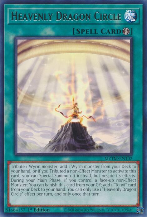 Heavenly Dragon Circle [MZTM-EN102] Rare | Deep Dive Games St. Marys