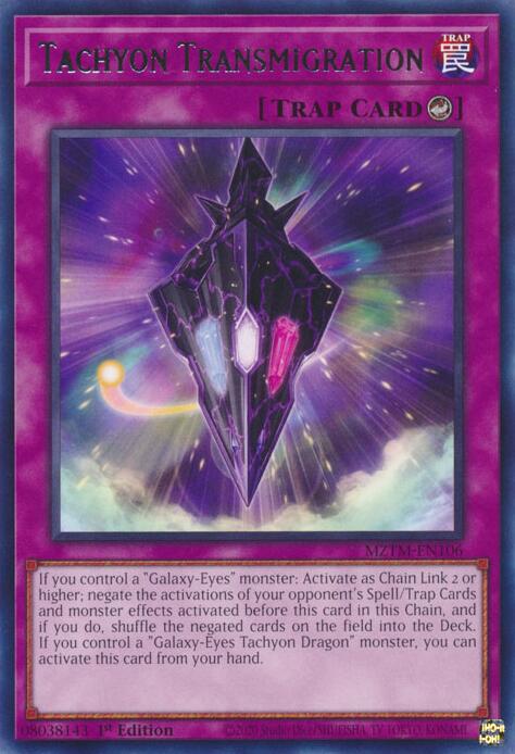 Tachyon Transmigration [MZTM-EN106] Rare | Deep Dive Games St. Marys