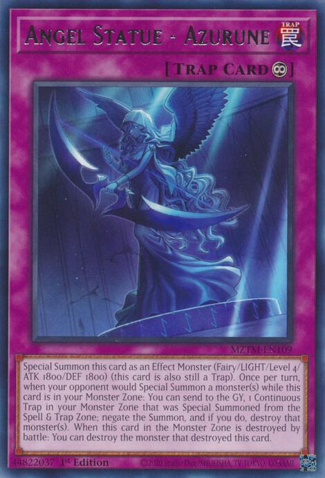 Angel Statue - Azurune [MZTM-EN109] Rare | Deep Dive Games St. Marys