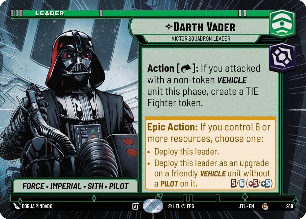 Darth Vader - Victor Squadron Leader (268) (Hyperspace) (268) [Jump to Lightspeed] | Deep Dive Games St. Marys