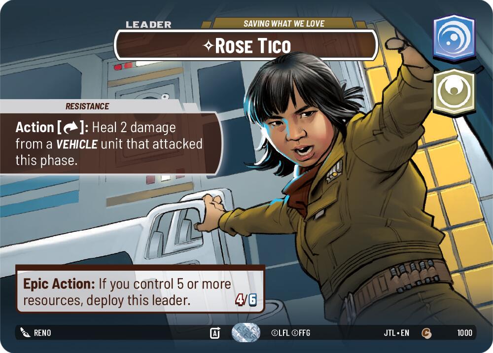 Rose Tico - Saving What We Love (1000) (Showcase) (1000) [Jump to Lightspeed] | Deep Dive Games St. Marys