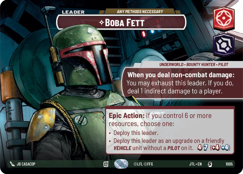 Boba Fett - Any Methods Necessary (1005) (Showcase) (1005) [Jump to Lightspeed] | Deep Dive Games St. Marys