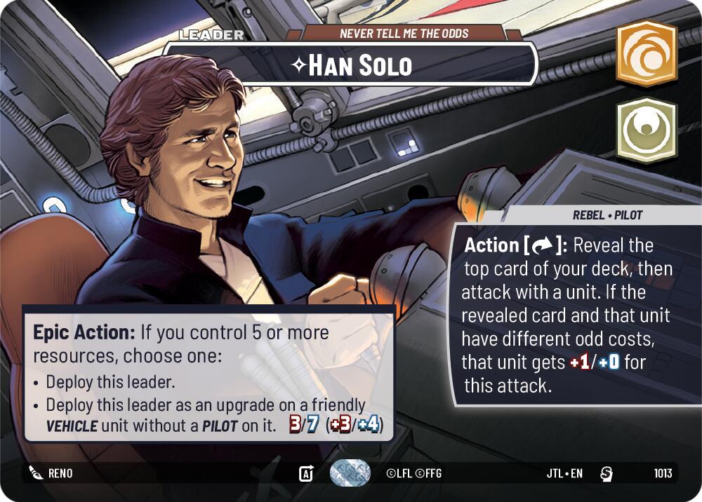 Han Solo - Never Tell Me the Odds (1013) (Showcase) (1013) [Jump to Lightspeed] | Deep Dive Games St. Marys