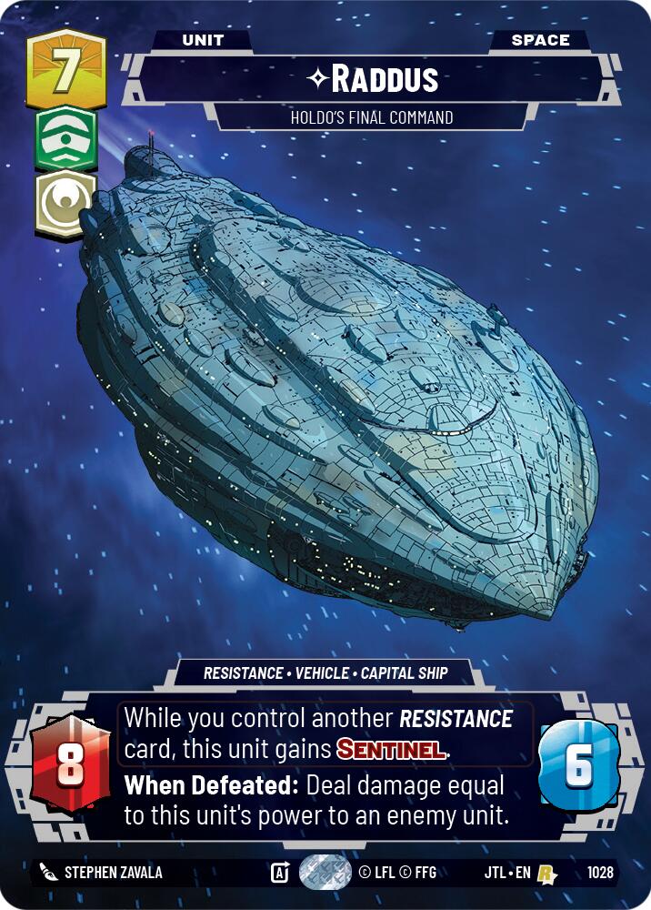 Raddus - Holdo's Final Command (1028) (Prestige) (1028) [Jump to Lightspeed] | Deep Dive Games St. Marys