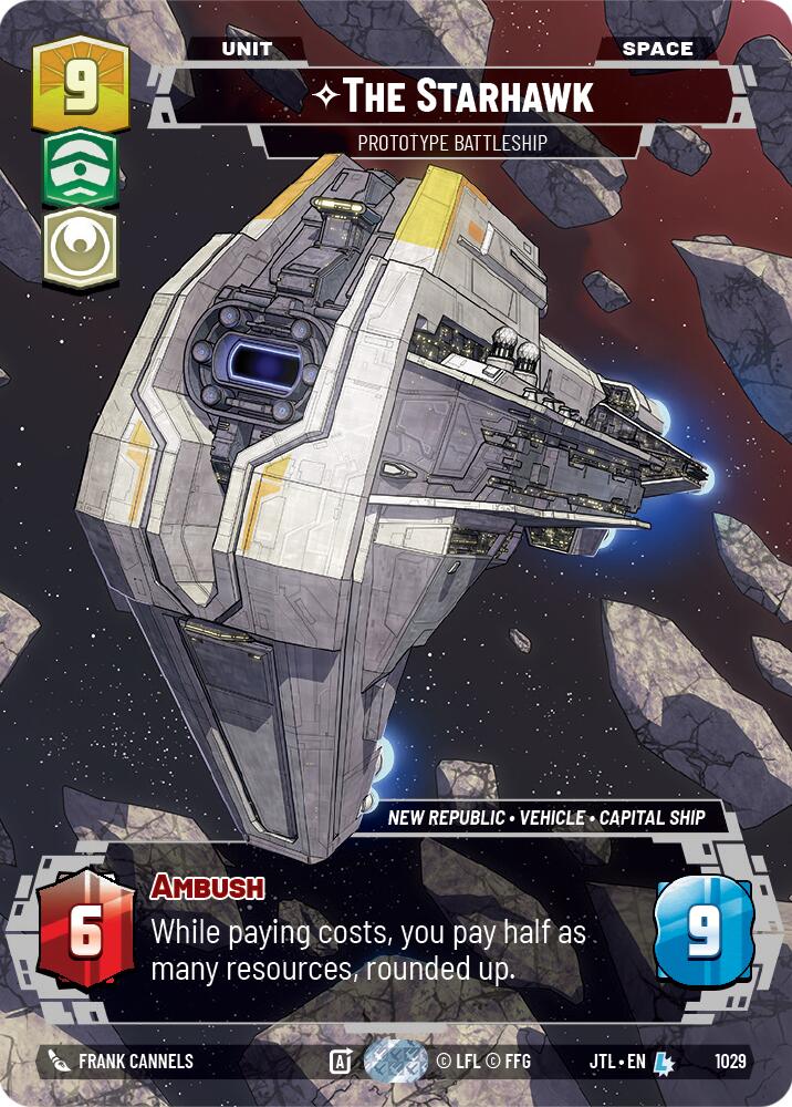The Starhawk - Prototype Battleship (1029) (Prestige) (1029) [Jump to Lightspeed] | Deep Dive Games St. Marys