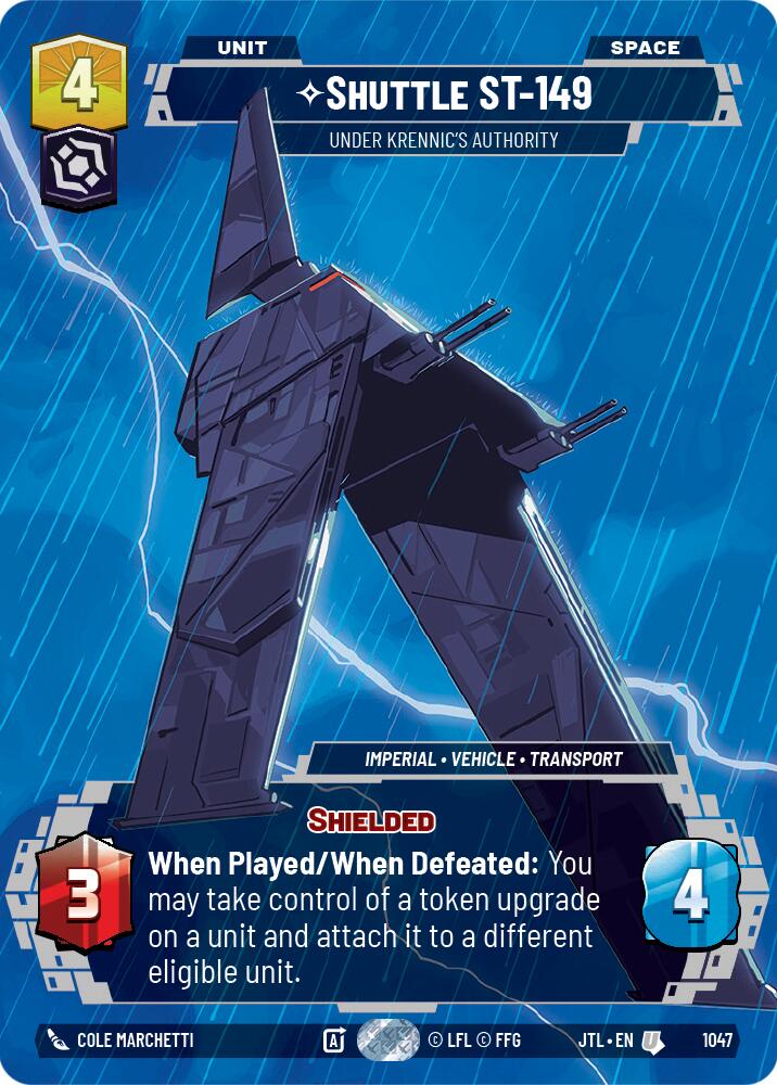 Shuttle ST-149 - Under Krennic's Authority (1047) (Prestige) (1047) [Jump to Lightspeed] | Deep Dive Games St. Marys