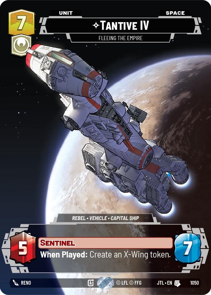 Tantive IV - Fleeing the Empire (1050) (Prestige) (1050) [Jump to Lightspeed] | Deep Dive Games St. Marys