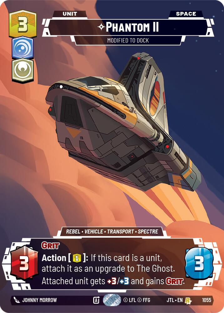 Phantom II - Modified to Dock (1055) (Prestige Foil) (1055) [Jump to Lightspeed] | Deep Dive Games St. Marys